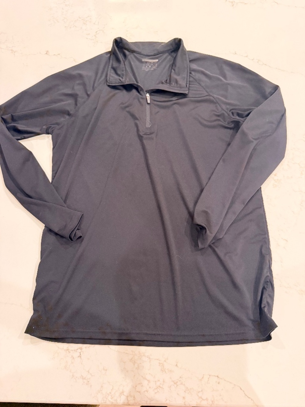 Tek Gear Black Quarter-Zip Performance Pullover — Women’s XL